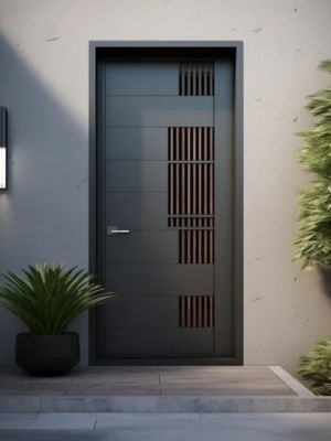 Steel Panel Door Design